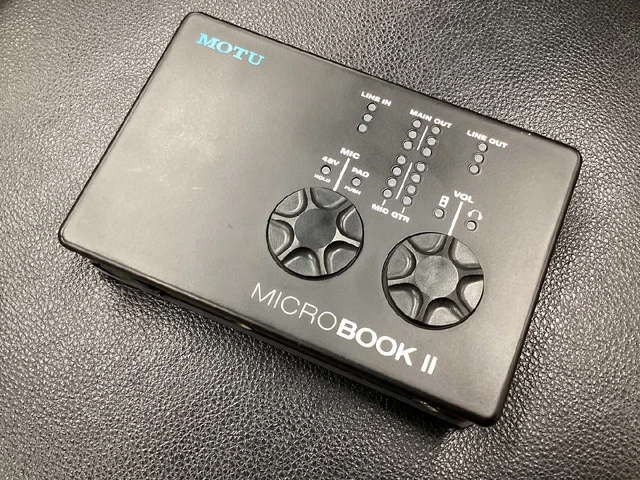 Motu Microbook II Micro Livre Audio Interface Domicile Recording Equipment Sanjo