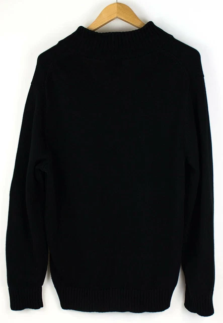 L.L.Bean Uomo Cerniera collo Maglione Cardigan Taglia L 2