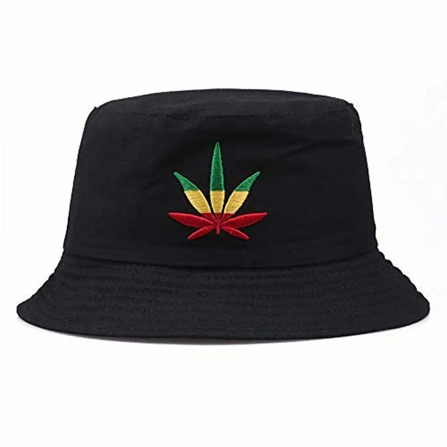 CAI Phoenix Men & Women Black Bucket Hat, Summer Travel Beach Sun Hat, Outdoor C