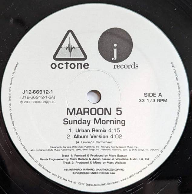洋楽 MAROON5 This Love Sunday Morning EP Maroon 5 - This Love - YouTube