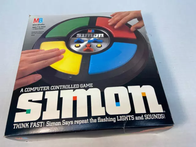 SIMON Electronic Memory Game 1989 Milton Bradley! Used! Great Condition! RPM032