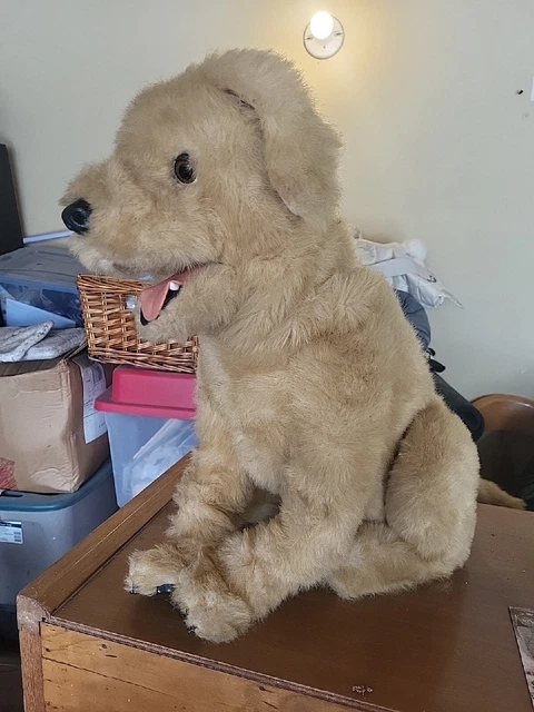 2007 Vintage Biscuit Dog Golden Retriever Dog FurReal Interactive Huge Pre Owned 2007 Vintage Biscuit Dog Golden Retriever Dog FurReal Interactive Huge Pre Owned