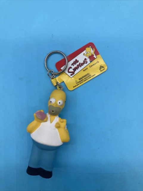 Homer Simpson Key Chain Used