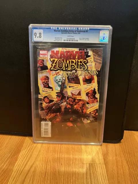 MARVEL ZOMBIES vs ARMY OF DARKNESS #1(5/07)X-MEN #141-CVR SWIPE CGC 9.8/HOT!!