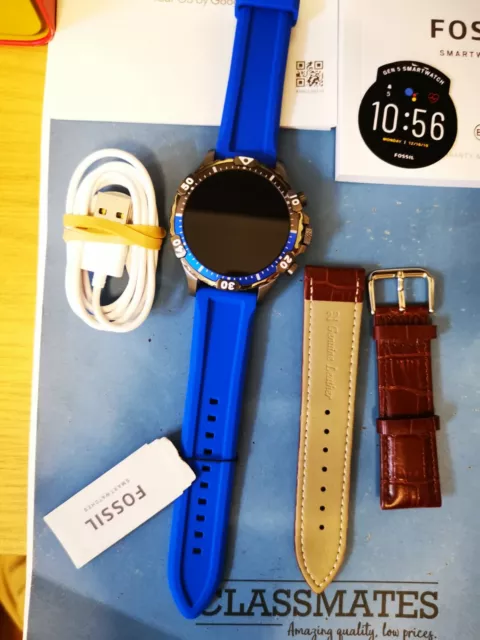 Gen 5 smartwatch sales garrett hr blue silicone