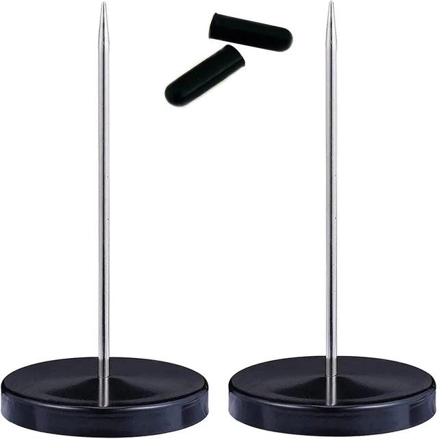 2 Pezzi Fattura Forcella, Porta Eo In Carta, Forcella Per Ricevuta Bastone, Forchette In