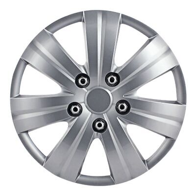 Pilot Automotive Snap On Hubcaps Wheel Rim Cover 14" Silver - WH523-14S-BX
