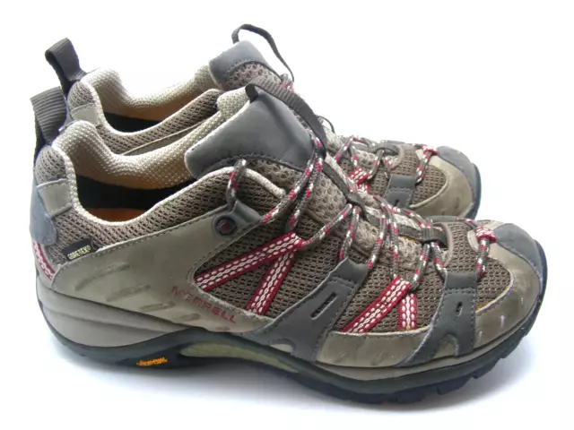 Merrell Siren Sport Goretex XCR Womens Hiking Shoes  US Size  UK 4.5  Tan Maroon