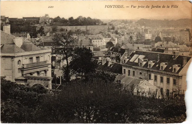 CPA Pontoise view taken from the Jardin de la Ville (1319820)