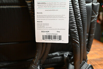 TWELVElittle Companion Luxury Backpack Diaper Bag - Platinum 3