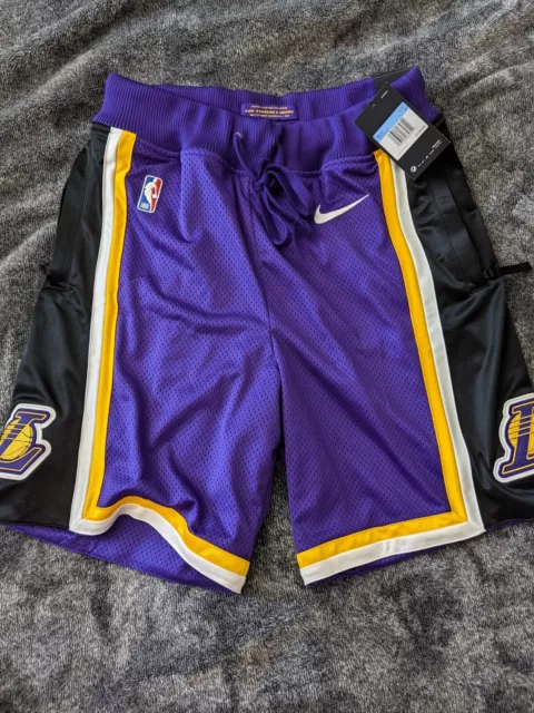 Pantalones cortos NBA Nike Los Angeles Lakers edición destacada en cancha 2019-2020 talla M