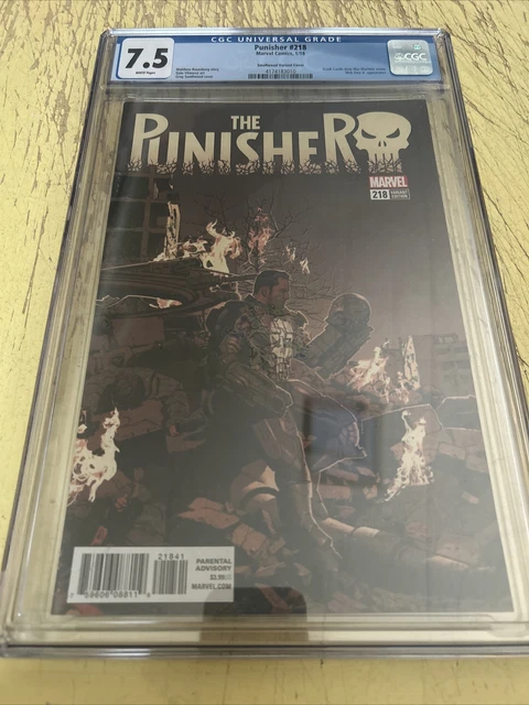 Punisher #218 Smallwood 1:25 CGC 7.5 1st Punisher War Machine Marvel Comics