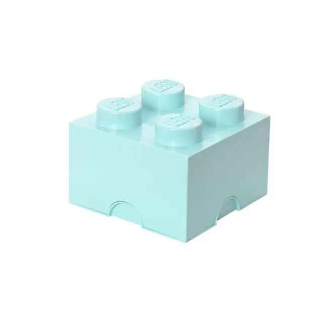 LEGO ladrillo de almacenamiento 4, Aqua
