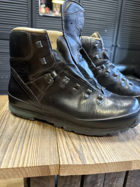 Meindl Wanderschuhe 44 braun Vollleder Alpin mit Vibram Sohle