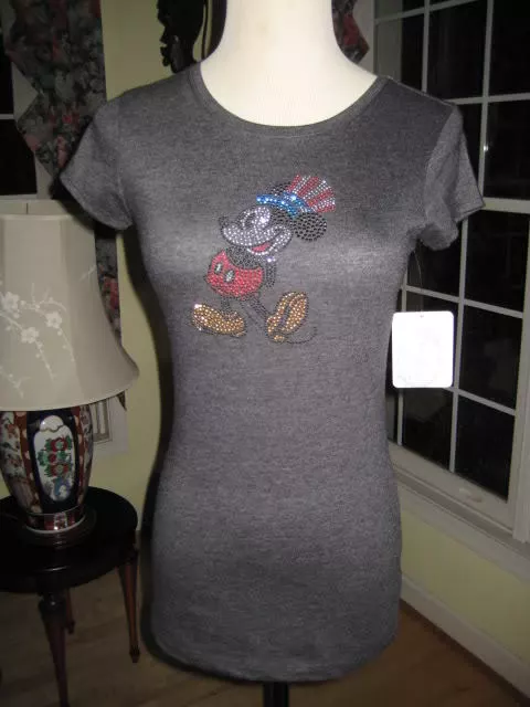 Disney Juniors' Minnie Mouse Graphic T-Shirt Sz S L NWT