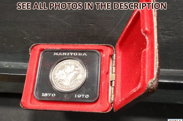 NobleSpirit No Reserve (CX) 1970 Canada Manitoba Commemorative $1 Coin