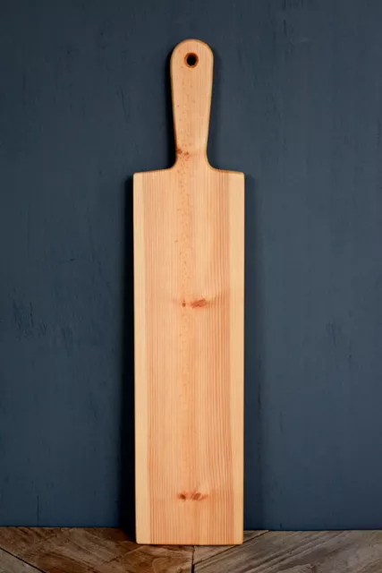 Handmade pine baguette, French bread board also great for burger sliders, tapas