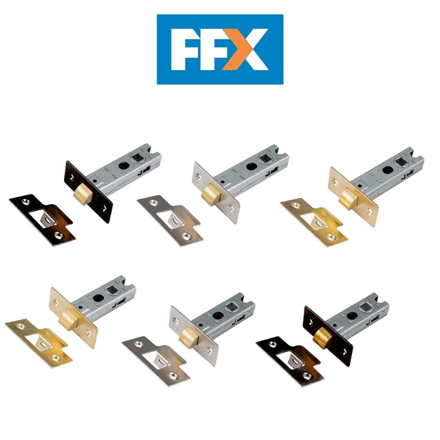 ECLIPSE TLBF TUBULAR Door Latch Various Finishes Sizes 64mm 76mm Fire