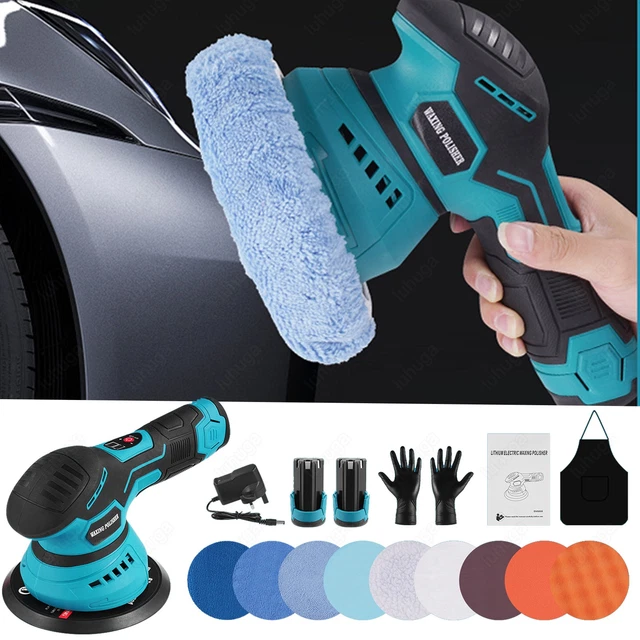 Polisseuse Excentrique 125mm DENOTIP - Set Complet 31 Pièces - Neuf Sous Blister