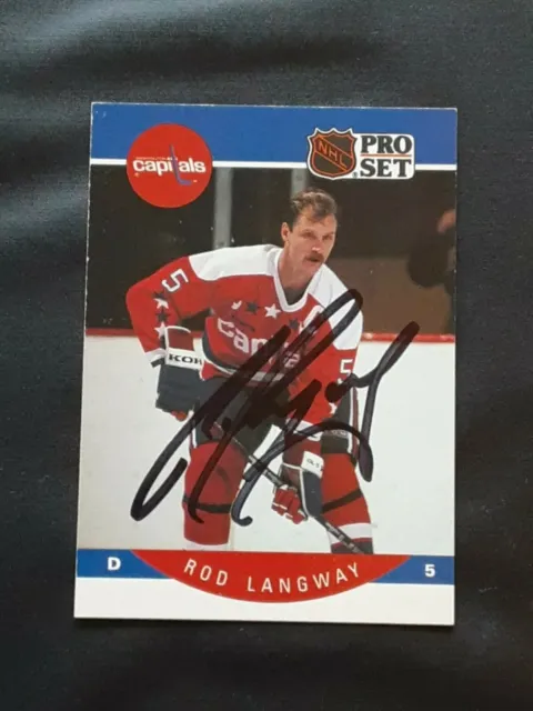 Lot Detail - Rod Langway's 1984 NHL All-Star Game Wales Conference Signed  Game-Worn Jersey with LOA