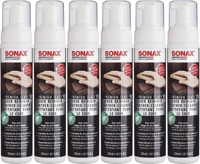 Detergente pelle Sonax PREMIUM CLASS 250 ml set 6 pezzi 02811410
