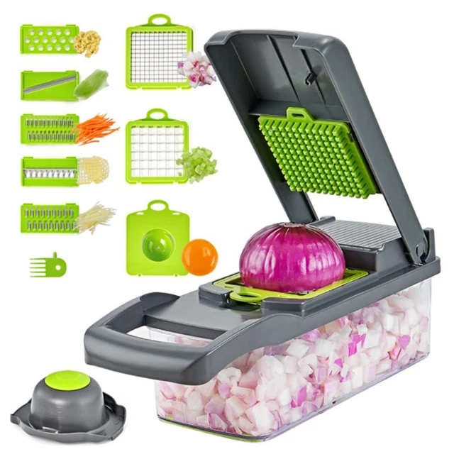 Multifunctional Vegetable Fruits Chopper Pressing Cutter Slicer Dicer Shreder