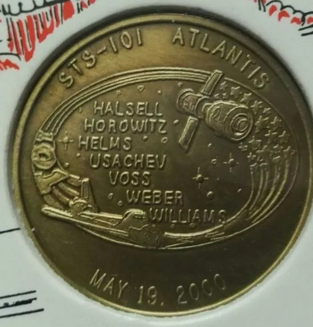 Original NASA Space Shuttle Atlantis Crew Medaille, 2000