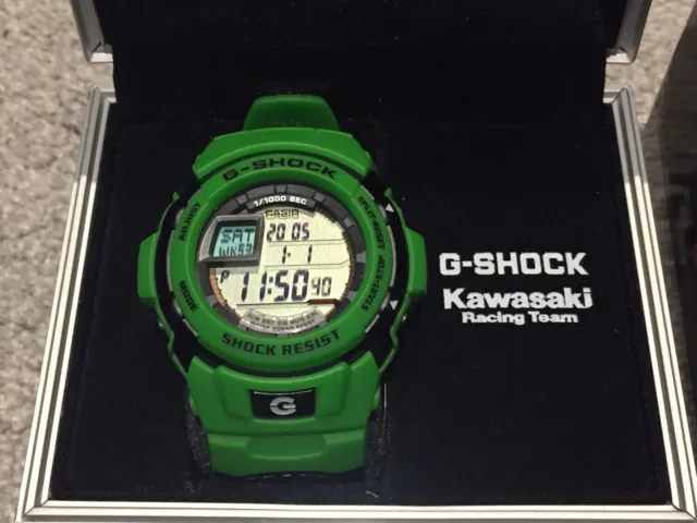 NEW CASIO G-SHOCK Kawasaki Racing Team Limited Edition Watch G 