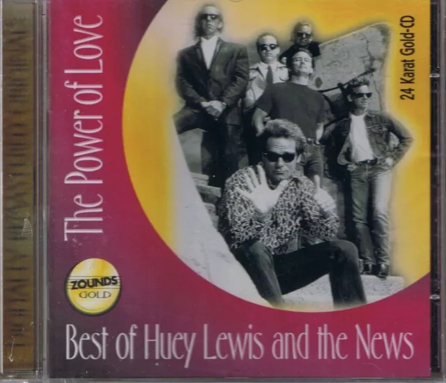 Lewis, Huey The Power Of Love  24 Karat Zounds Gold CD Neu OVP Sealed