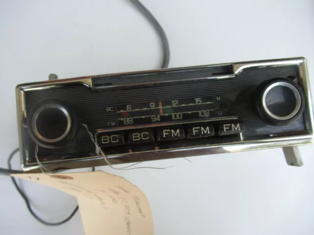 Vintage Mercedes BECKER "EUROPA II Stereo MU" 5 button BC/FM Car Radio