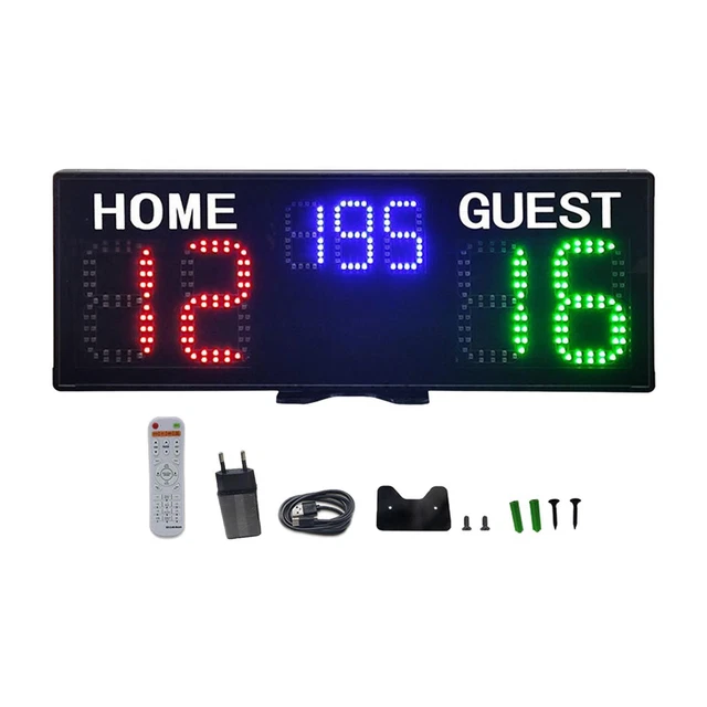 Tableau D'affichage électronique Avec Télécommande – Le Scoreur Malin Pour Vos Matchs En Intérieur Comme En Extérieur