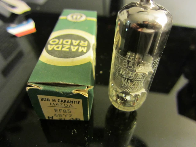 Tube électronique EF97 / 6ES6 Telefunken - NOS NIB - Stock Neuf