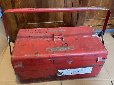 vintage Rare mastercraft aluminium tool box