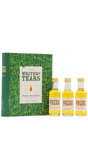 Writers Tears - Miniature Book Gift Pack 3 x 5cl Whiskey 5cl x 3