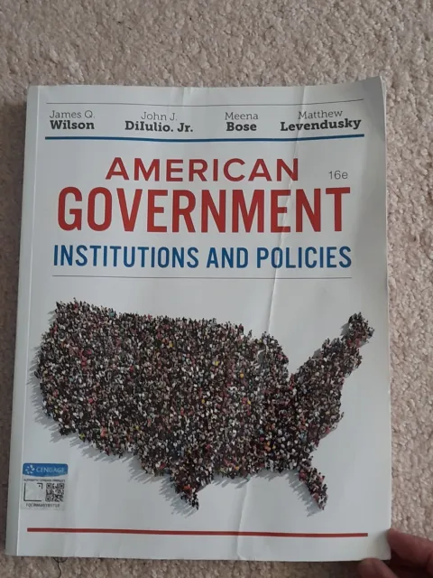 American Government Institutions & Policies 16th Edition-Free Shipping