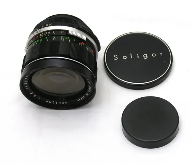 LENTE SOLIGOR 28mm F2.8 - PARA TORNILLO MIRANDA M44 **COMO NUEVO**