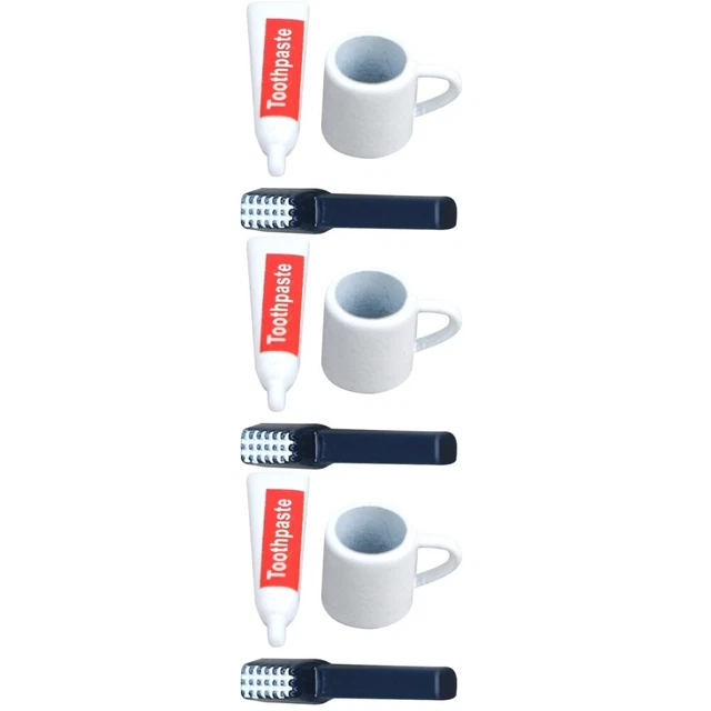 VICASKY Miniatur Holzbank Für Puppenhaus - Realistische Deko Mit Feinen Details 16x12cm