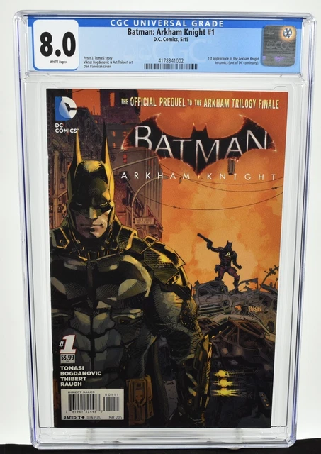Batman: Arkham Knight #1 (2015) CGC Graded 8.0 DC Comics Dan Panosian Cover