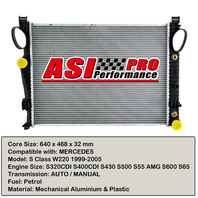 Sitzbezüge Mercedes S-Klasse W220 W221 - 5-teilig Schwarz PU-Leder