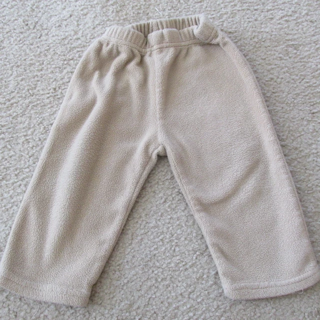 Carters Baby Infant Boy Hooded Vest Pants Bear Outfit 6-9M Brown Striped 2pc 7