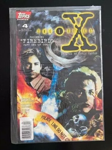The X Files #4  Topps Comic 1995 Beginning Firebird ~  Part ONE of THREE
