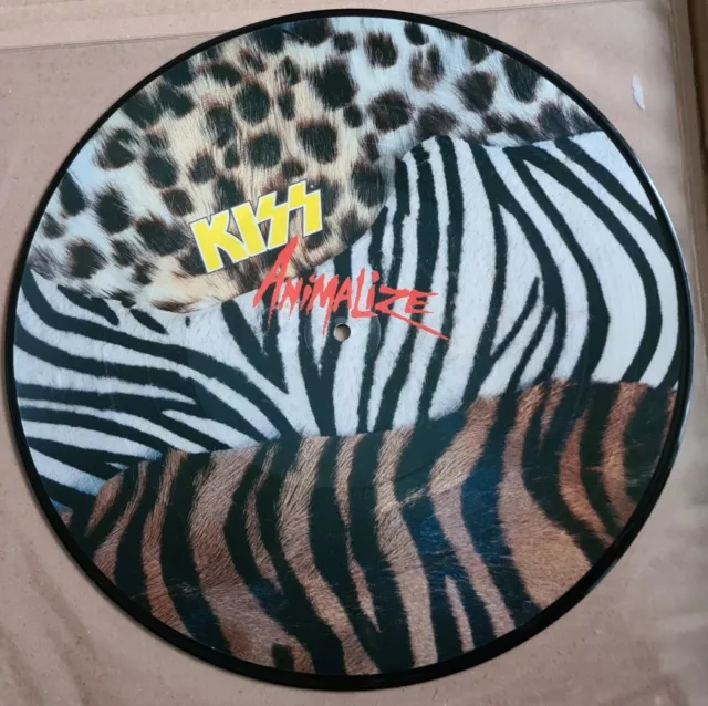 Kiss Animalize 1986 Limited Picture Disc - Vinyl Record - First Pressing!