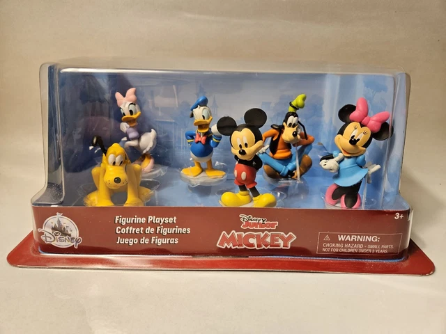 Disney Junior Mickey Mouse Figurine Play Set Donald Duck, Goofy, Minnie