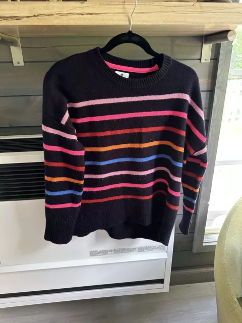 SUNDRY Sweater Womens Size 1 Striped Oversized Long Sleeve Crew Neck Sweatshirt