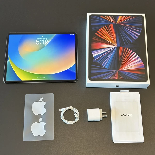 iPad Pro 12.9-Inch (5th Generation) 1TB Space Grey - M1 - MHNM3X/A - Model A2378