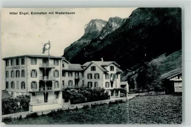 13514460 - Emmetten Hotel Engel Niederbauen 1912