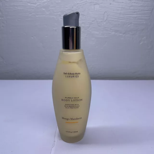 Bath & Body Works Luxuries Purely Silk Body Lotion Mango Mandarin Discontinued