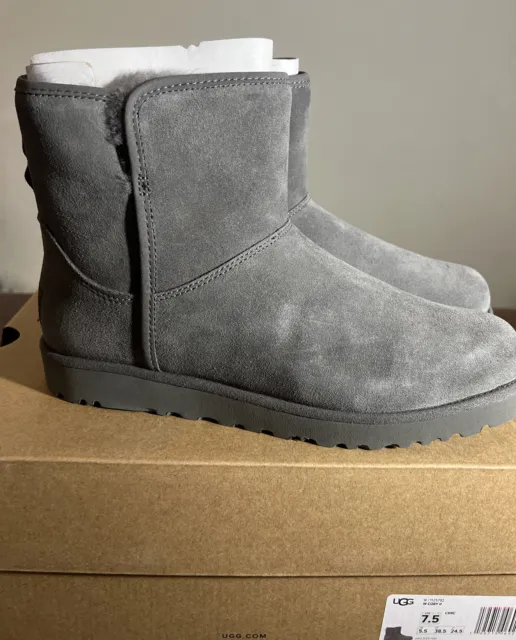 Ugg Cory Ii 1125792 Woman’s Size 7.5 Slim Boots Charcoal (Authentic) Brand New