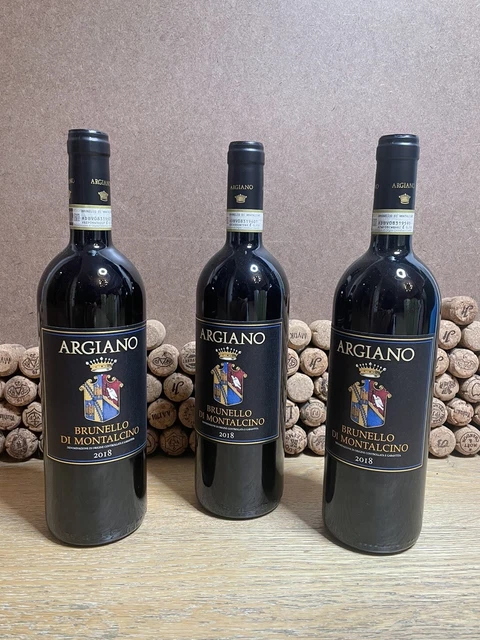 3 Pz Argiano 2018 - Brunello di Montalcino 1º Classificato  Wine Spectator 2023