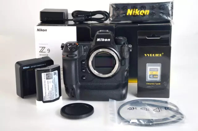 "Count 5411 " Nikon Z9 45.7MP Digital Mirrorless Camera Body w/Box [Top Mint]